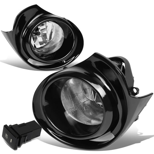FAROS DE NIEBLA 15-18 PRIUS C - FITS MODELS WITHOUT FACTORY LED FOG LIGHTS - WITH SWITCH, BEZEL - CHROME / CLEAR