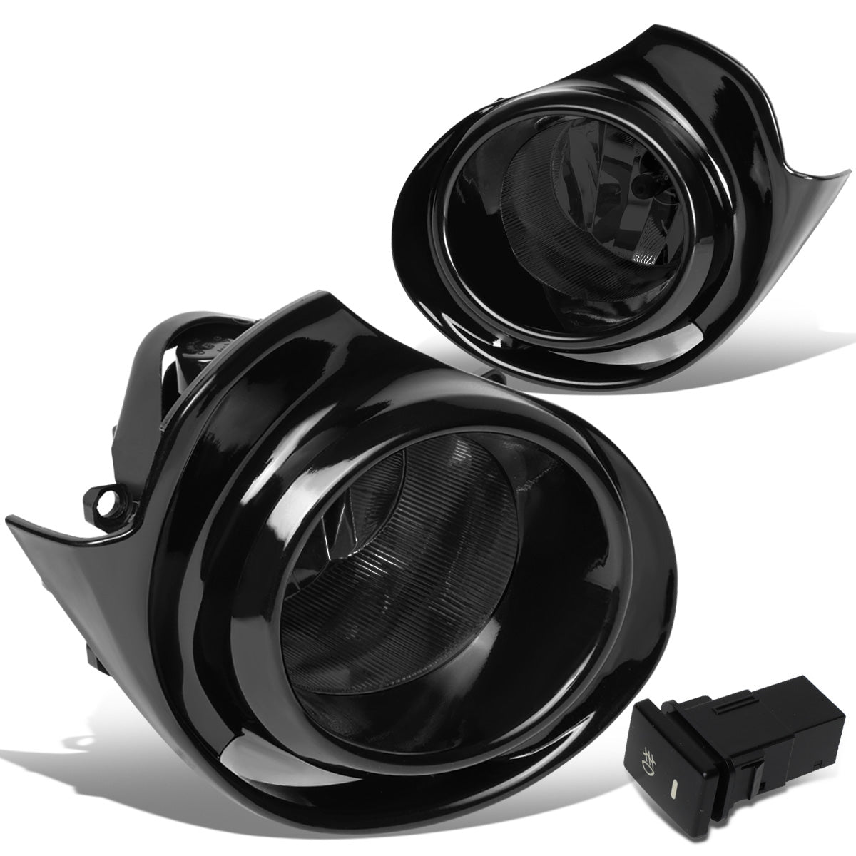 FAROS DE NIEBLA 15-18 PRIUS C - FITS MODELS WITHOUT FACTORY LED FOG LIGHTS - WITH SWITCH, BEZEL - SMOKE
