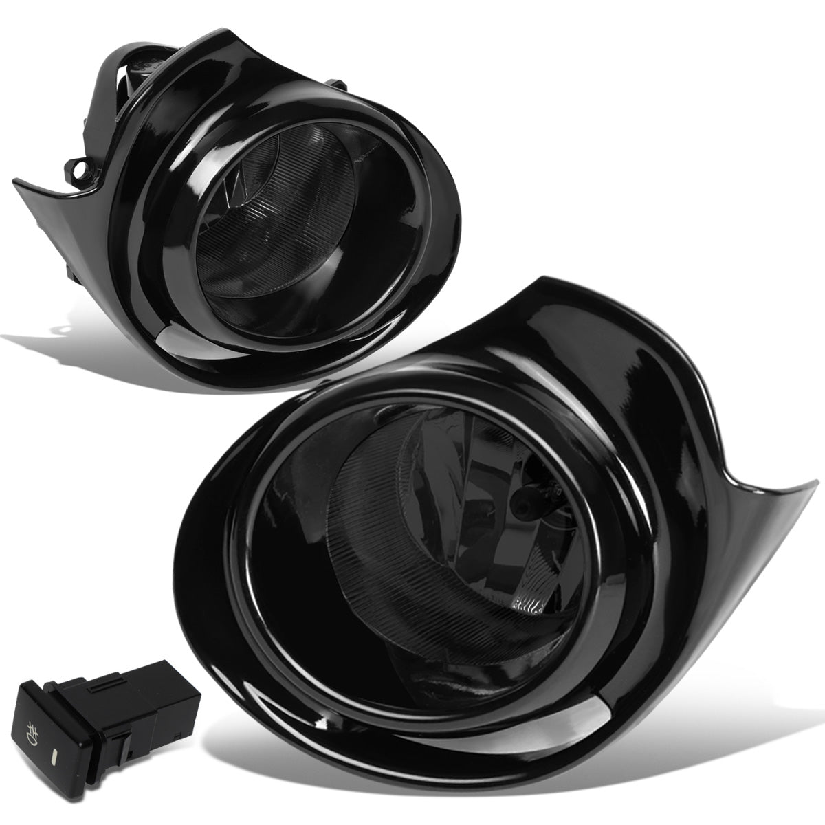 FAROS DE NIEBLA 15-18 PRIUS C - FITS MODELS WITHOUT FACTORY LED FOG LIGHTS - WITH SWITCH, BEZEL - SMOKE