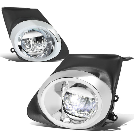 FAROS DE NIEBLA 11-13 TOYOTA COROLLA - WITH SWITCH, BEZEL - CHROME / CLEAR