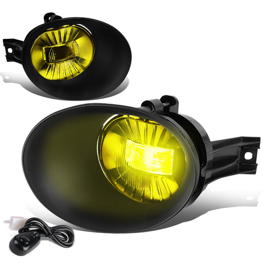 FAROS DE NIEBLA 02-08 DODGE RAM 1500 / 03-09 RAM 2500, 3500 - FITS STEEL BUMPER MODELS ONLY - WITH SWITCH, BEZEL - AMBER