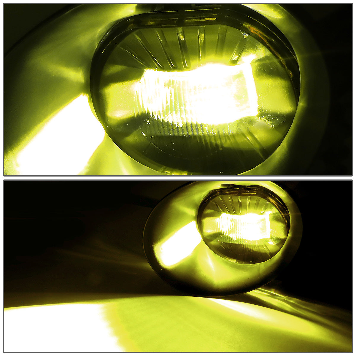 FAROS DE NIEBLA 02-08 DODGE RAM 1500 / 03-09 RAM 2500, 3500 - FITS STEEL BUMPER MODELS ONLY - WITH SWITCH, BEZEL - AMBER