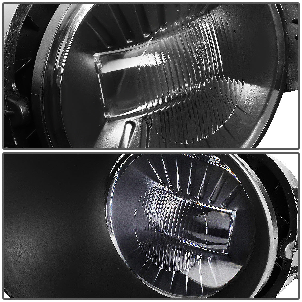 FAROS DE NIEBLA 02-08 DODGE RAM 1500 / 03-09 RAM 2500, 3500 - FITS STEEL BUMPER MODELS ONLY - WITH SWITCH, BEZEL - CHROME / CLEAR