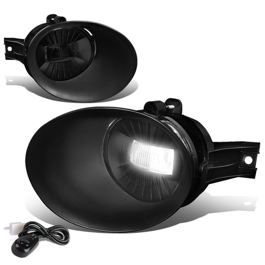 FAROS DE NIEBLA 02-08 DODGE RAM 1500 / 03-09 RAM 2500, 3500 - FITS STEEL BUMPER MODELS ONLY - WITH SWITCH, BEZEL - SMOKE