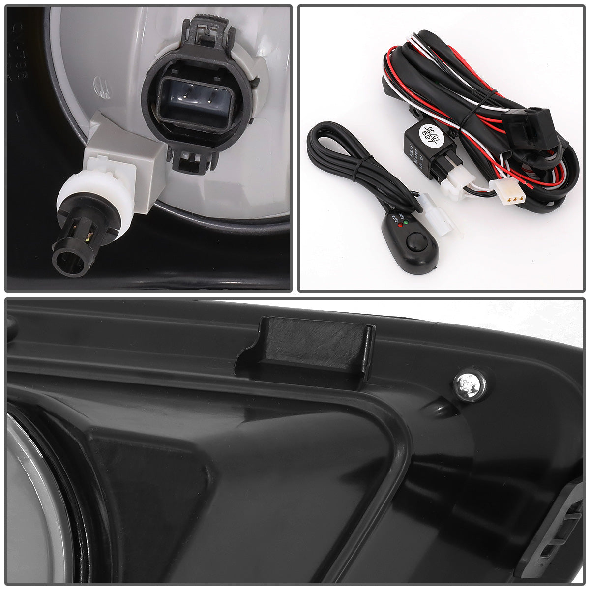 FAROS DE NIEBLA 15-19 CHEVY COLORADO - WITH SWITCH, CHROME BEZEL - SMOKE