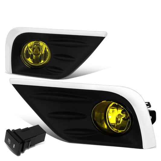 FAROS DE NIEBLA 16-18 NISSAN ALTIMA 4-DR - WITH SWITCH, CHROME TRIM BEZEL - AMBER