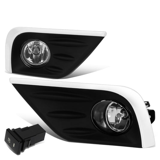 FAROS DE NIEBLA 16-18 NISSAN ALTIMA 4-DR - WITH SWITCH, CHROME TRIM BEZEL - CHROME / CLEAR