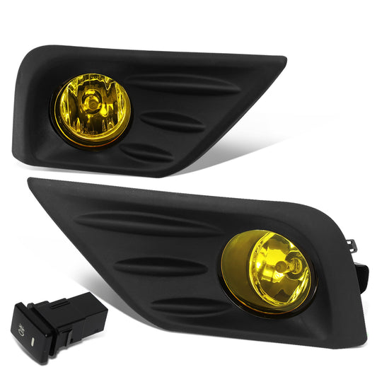FAROS DE NIEBLA 16-18 NISSAN ALTIMA 4-DR - WITH SWITCH, BLACK BEZEL - AMBER