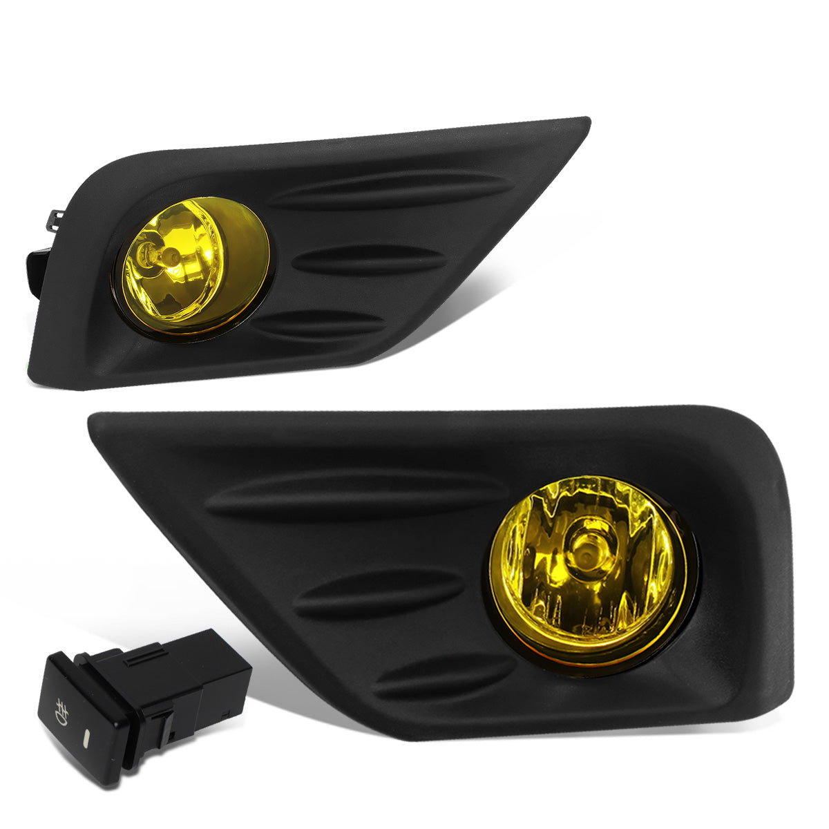 FAROS DE NIEBLA 16-18 NISSAN ALTIMA 4-DR - WITH SWITCH, BLACK BEZEL - AMBER
