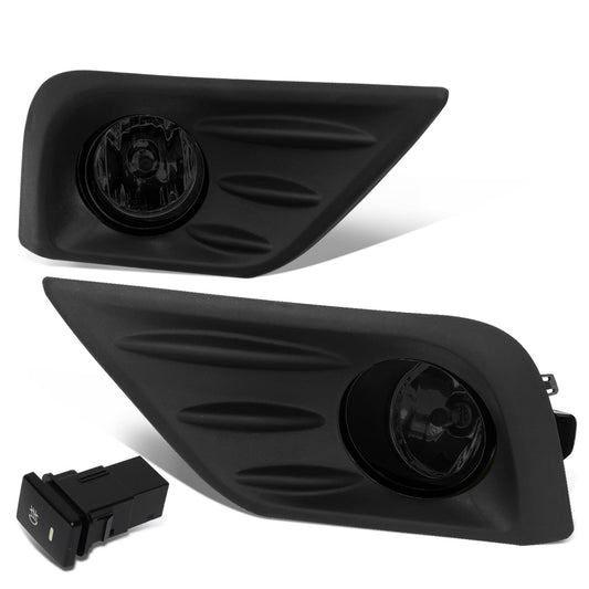 FAROS DE NIEBLA 16-18 NISSAN ALTIMA 4-DR - WITH SWITCH, BLACK BEZEL - SMOKE