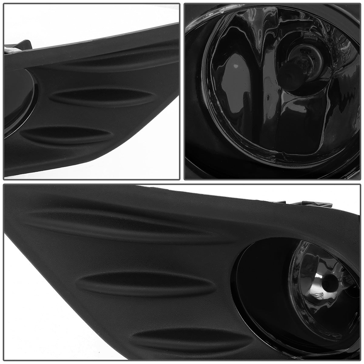 FAROS DE NIEBLA 16-18 NISSAN ALTIMA 4-DR - WITH SWITCH, BLACK BEZEL - SMOKE