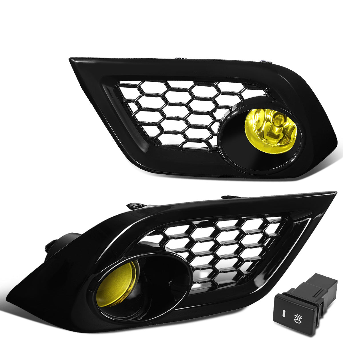 FAROS DE NIEBLA 16-18 SCION, TOYOTA IM - WITH SWITCH, BEZEL - AMBER