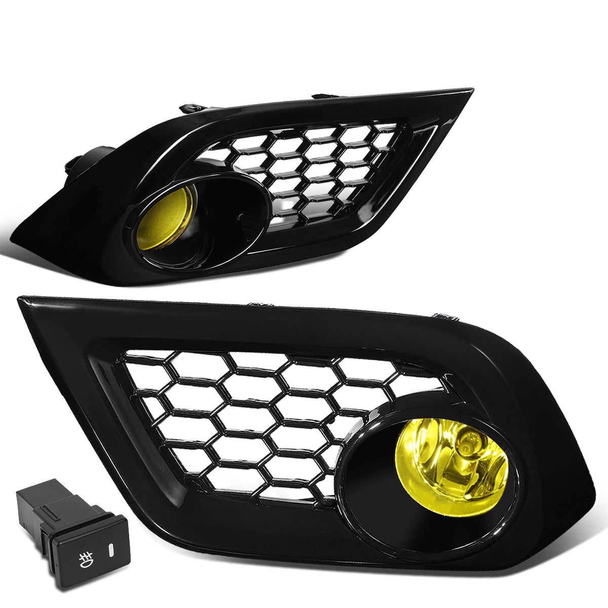 FAROS DE NIEBLA 16-18 SCION, TOYOTA IM - WITH SWITCH, BEZEL - AMBER