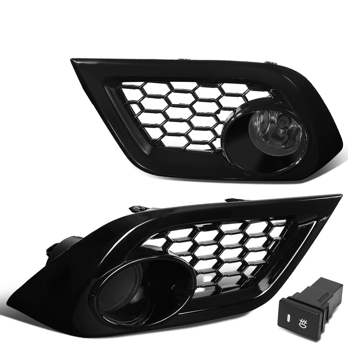 FAROS DE NIEBLA 16-18 SCION, TOYOTA IM - WITH SWITCH, BEZEL - SMOKE