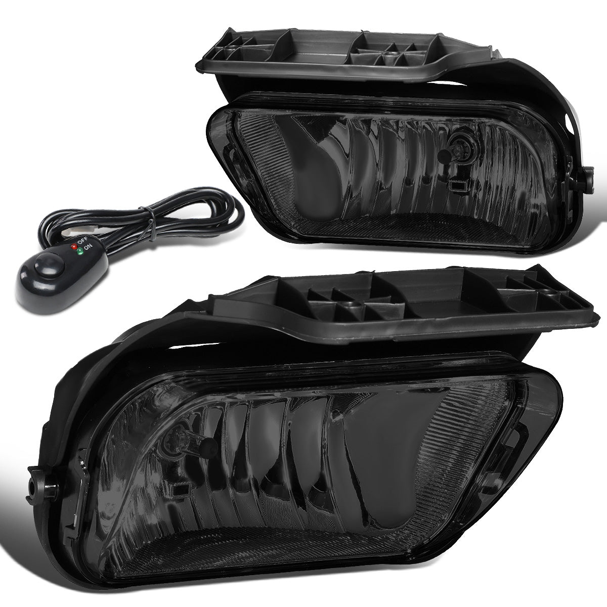 FAROS DE NIEBLA 03-06 CHEVY SILVERADO 1500, 2500HD, 3500 / 2007 SILVERADO 1500, 2500HD, 3500 CLASSIC MODELS / 02-06 AVALANCHE - WITH SWITCH - SMOKE