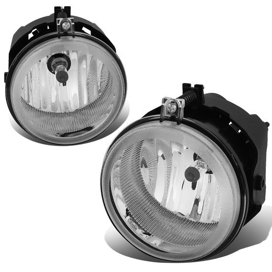 FAROS DE NIEBLA 05-08 CHRYSLER PACIFICA / 05-09 SEBRING, TOWN AND COUNTRY / 08-10 DODGE AVENGER, CHALLENGER, GRAND CARAVAN / 07-10 CALIBER, NITRO / 05-07 CARAVAN . 06-09 CHARGER / 07-09 JEEP COMPASS, PATRIOT - CHROME / CLEAR