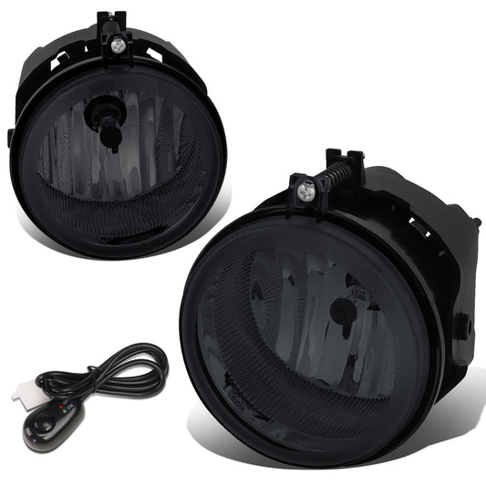 FAROS DE NIEBLA 05-08 CHRYSLER PACIFICA / 05-09 SEBRING, TOWN AND COUNTRY / 08-10 DODGE AVENGER, CHALLENGER, GRAND CARAVAN / 07-10 CALIBER, NITRO / 05-07 CARAVAN . 06-09 CHARGER / 07-09 JEEP COMPASS, PATRIOT - WITH SWITCH - SMOKE