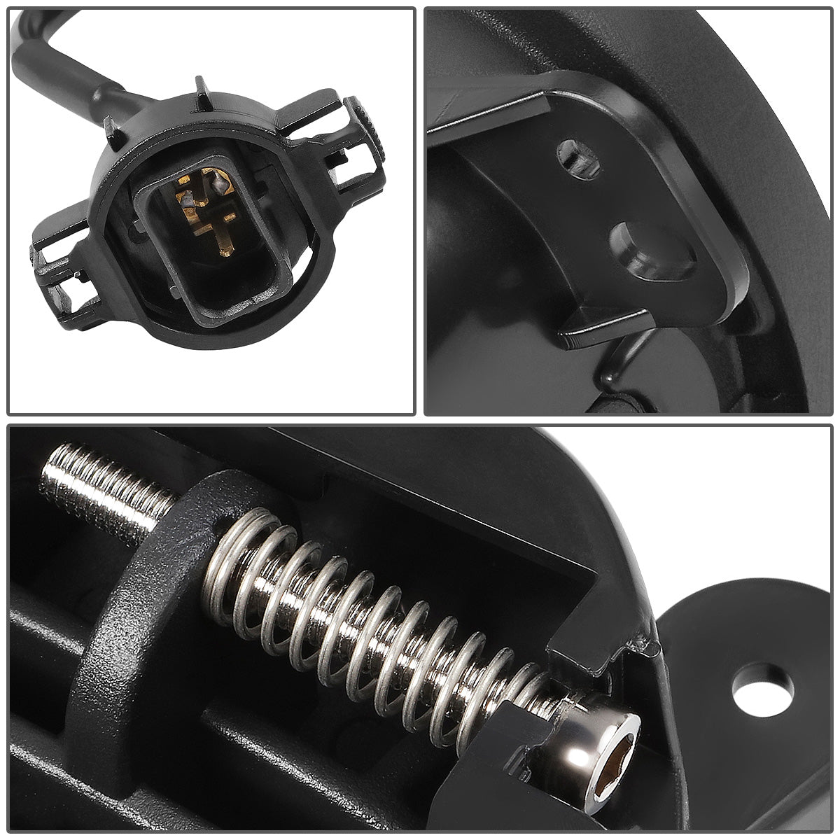 FAROS DE NIEBLA 11-14 DODGE CHARGER / 10-19 JOURNEY / 14-18 JEEP CHEROKEE / 11-13 GRAND CHEROKEE / 07-17 WRANGLER / 2018 WRANGLER JK - LED PROJECTOR - CHROME / CLEAR