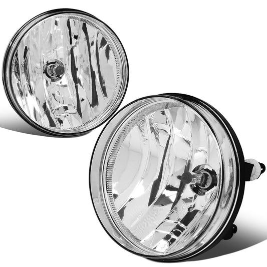 FAROS DE NIEBLA 07-13 GMC SIERRA 1500 / 07-14 SIERRA 2500HD, 3500HD - DOES NOT FIT CLASSIC MODELS - NO SWITCH - CHROME / CLEAR