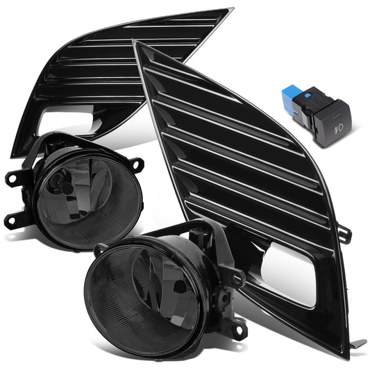 FAROS DE NIEBLA 18-20 TOYOTA CAMRY SE, XSE - WITH SWITCH, BLACK BEZEL - SMOKE