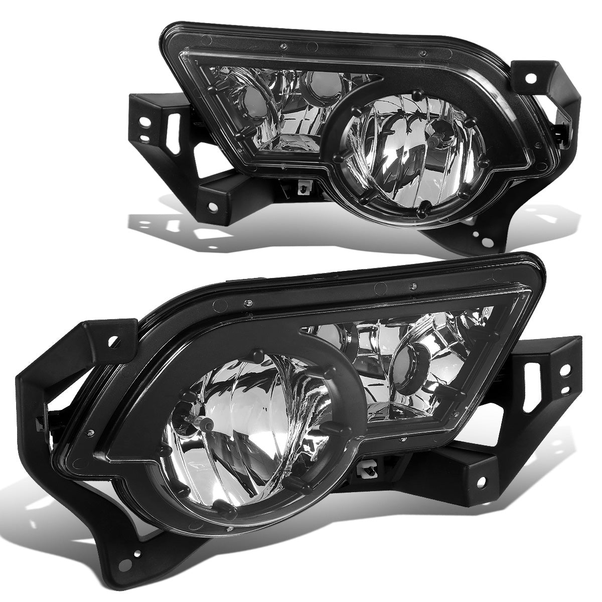 FAROS DE NIEBLA 02-06 CHEVY AVALANCHE 1500, 2500 - FITS MODELS WITH BODY CLADDING ONLY - NO SWITCH - CHROME / CLEAR
