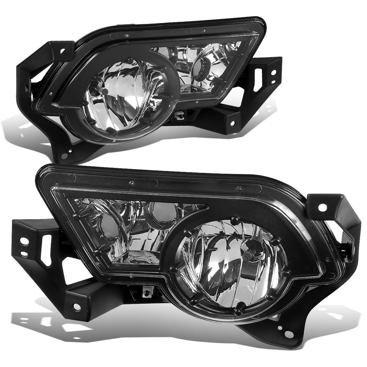 FAROS DE NIEBLA 02-06 CHEVY AVALANCHE 1500, 2500 - FITS MODELS WITH BODY CLADDING ONLY - NO SWITCH - CHROME / CLEAR