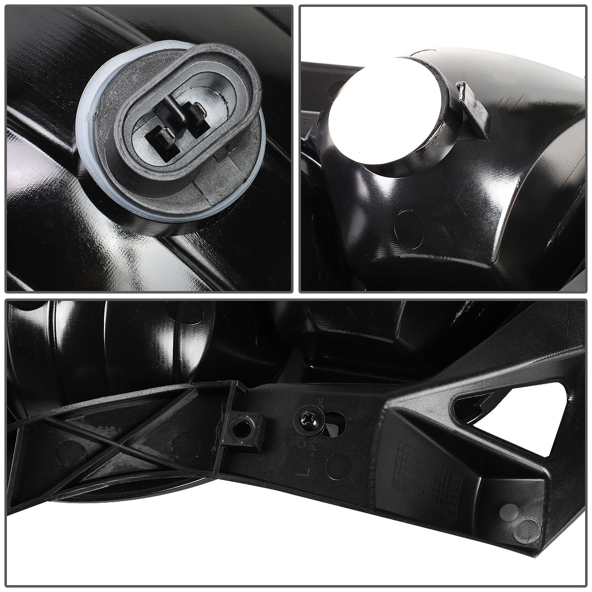 FAROS DE NIEBLA 02-06 CHEVY AVALANCHE 1500, 2500 - FITS MODELS WITH BODY CLADDING ONLY - NO SWITCH - CHROME / CLEAR