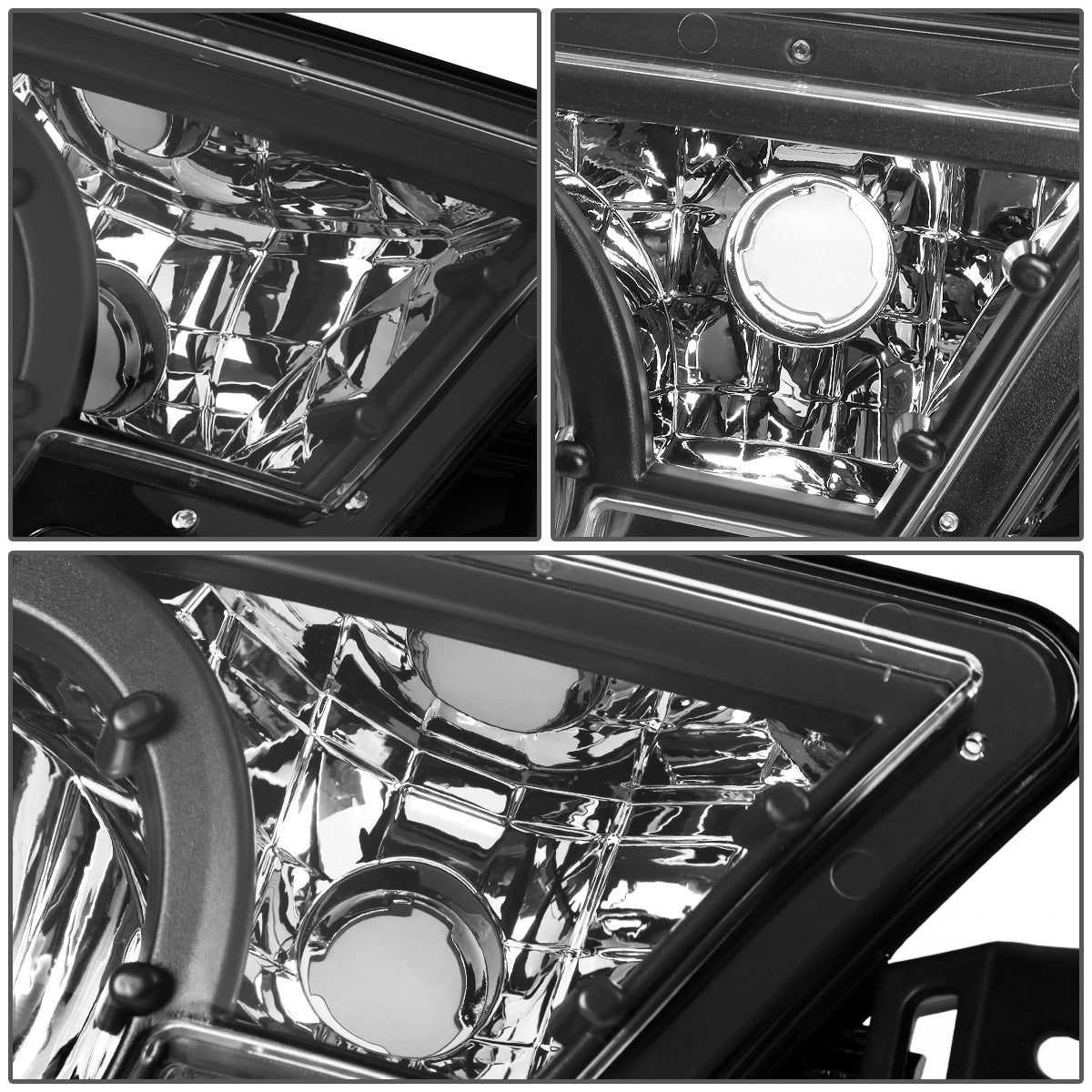 FAROS DE NIEBLA 02-06 CHEVY AVALANCHE 1500, 2500 - FITS MODELS WITH BODY CLADDING ONLY - NO SWITCH - RIGHT - CHROME / CLEAR