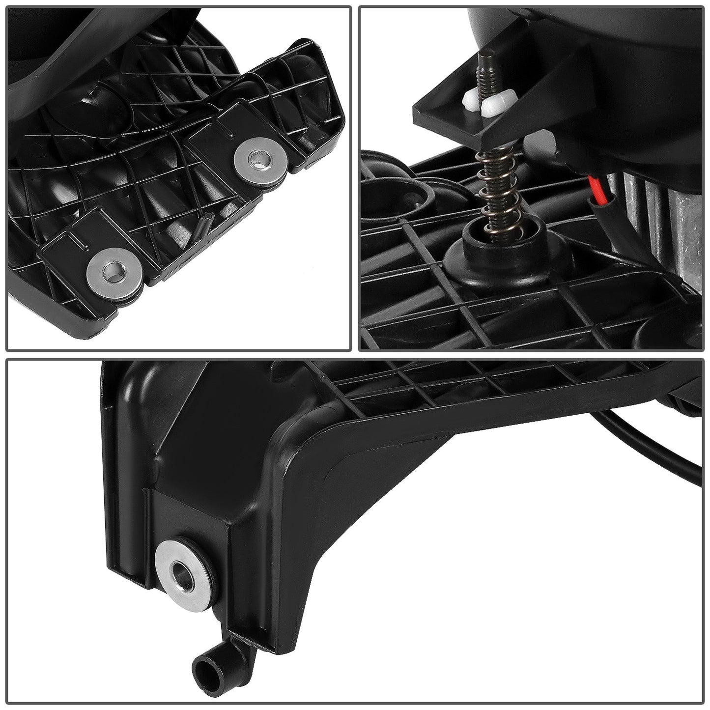 FAROS DE NIEBLA 11-16 FORD F-250, F-350, F-450, F-550 SUPER DUTY - PROJECTOR LED - WITH SWITCH, BLACK BEZEL - SMOKE