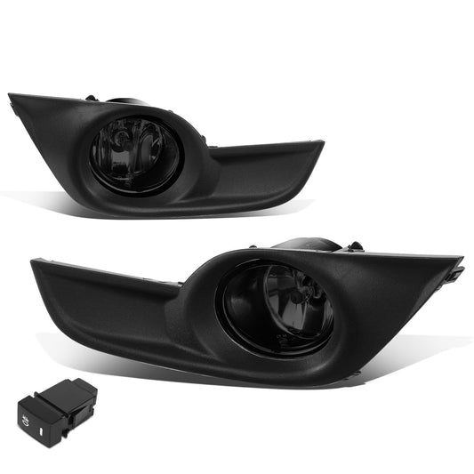 FAROS DE NIEBLA 13-15 NISSAN ALTIMA SEDAN - WITH SWITCH, BLACK BEZEL - SMOKE