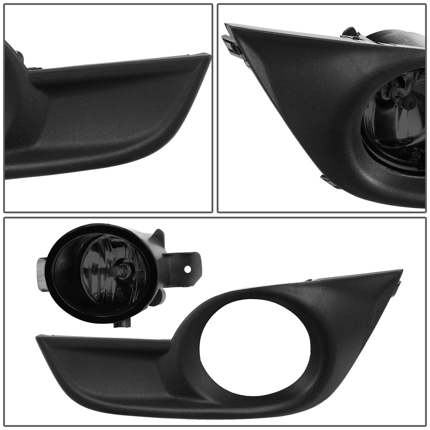 FAROS DE NIEBLA 13-15 NISSAN ALTIMA SEDAN - WITH SWITCH, BLACK BEZEL - SMOKE