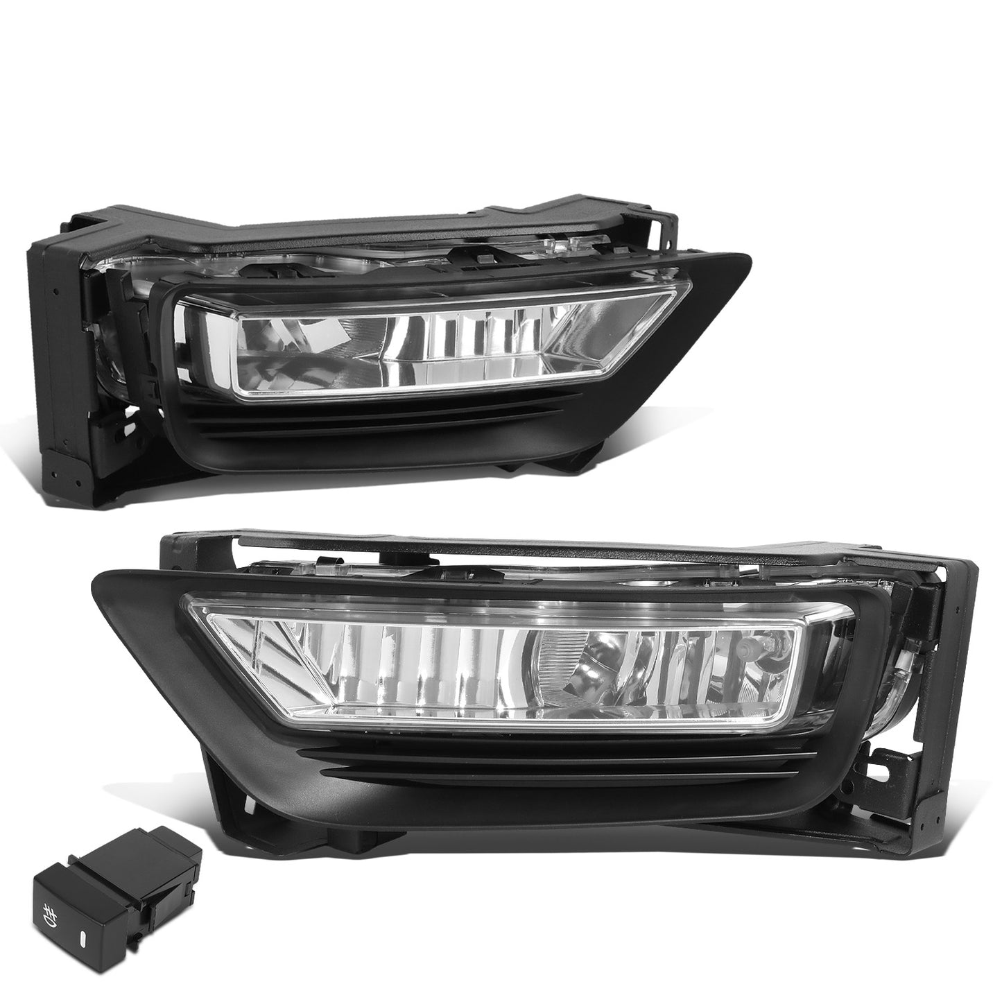 FAROS DE NIEBLA 13-15 HONDA ACCORD SEDAN - WITH SWITCH - CHROME / CLEAR