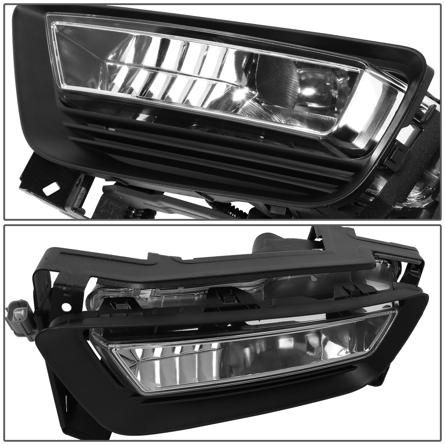 FAROS DE NIEBLA 13-15 HONDA ACCORD SEDAN - WITH SWITCH - CHROME / CLEAR