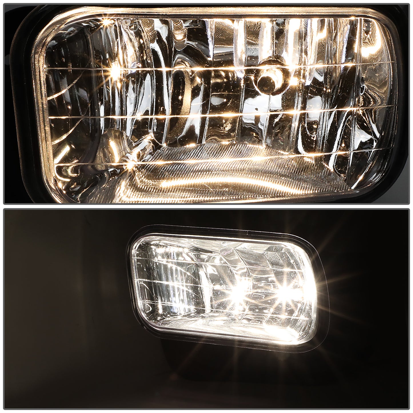 FAROS DE NIEBLA 09-12 DODGE RAM 1500 / 11-18 DODGE RAM 2500, 3500 - WITH SWITCH - CHROME / CLEAR