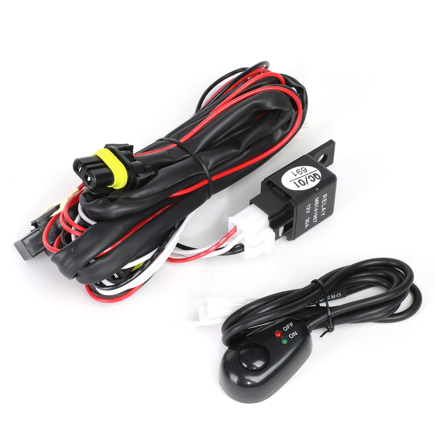 FAROS DE NIEBLA 09-12 DODGE RAM 1500 / 11-18 DODGE RAM 2500, 3500 - WITH SWITCH - CHROME / CLEAR