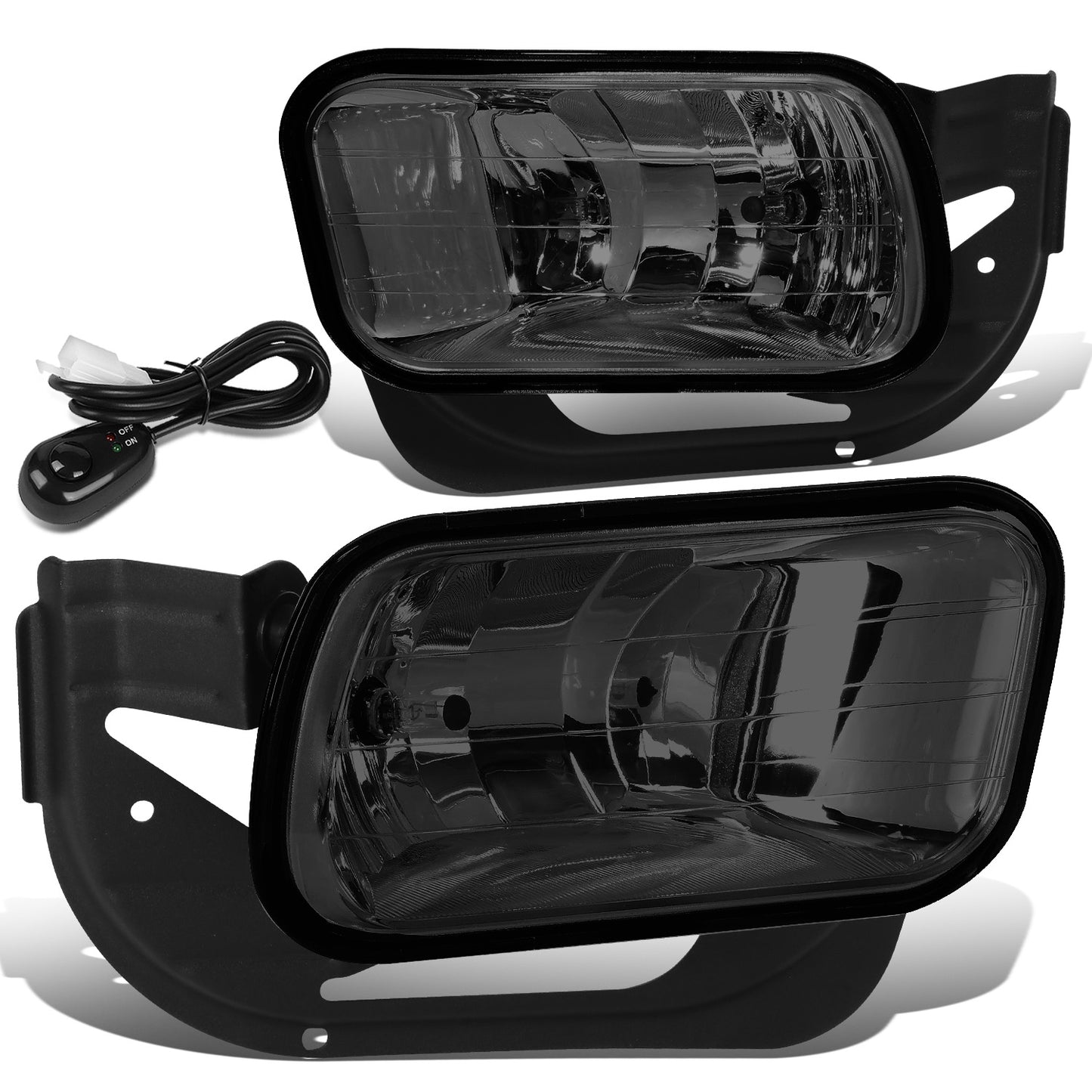 FAROS DE NIEBLA 09-12 DODGE RAM 1500 / 11-18 DODGE RAM 2500, 3500 - WITH SWITCH - SMOKE