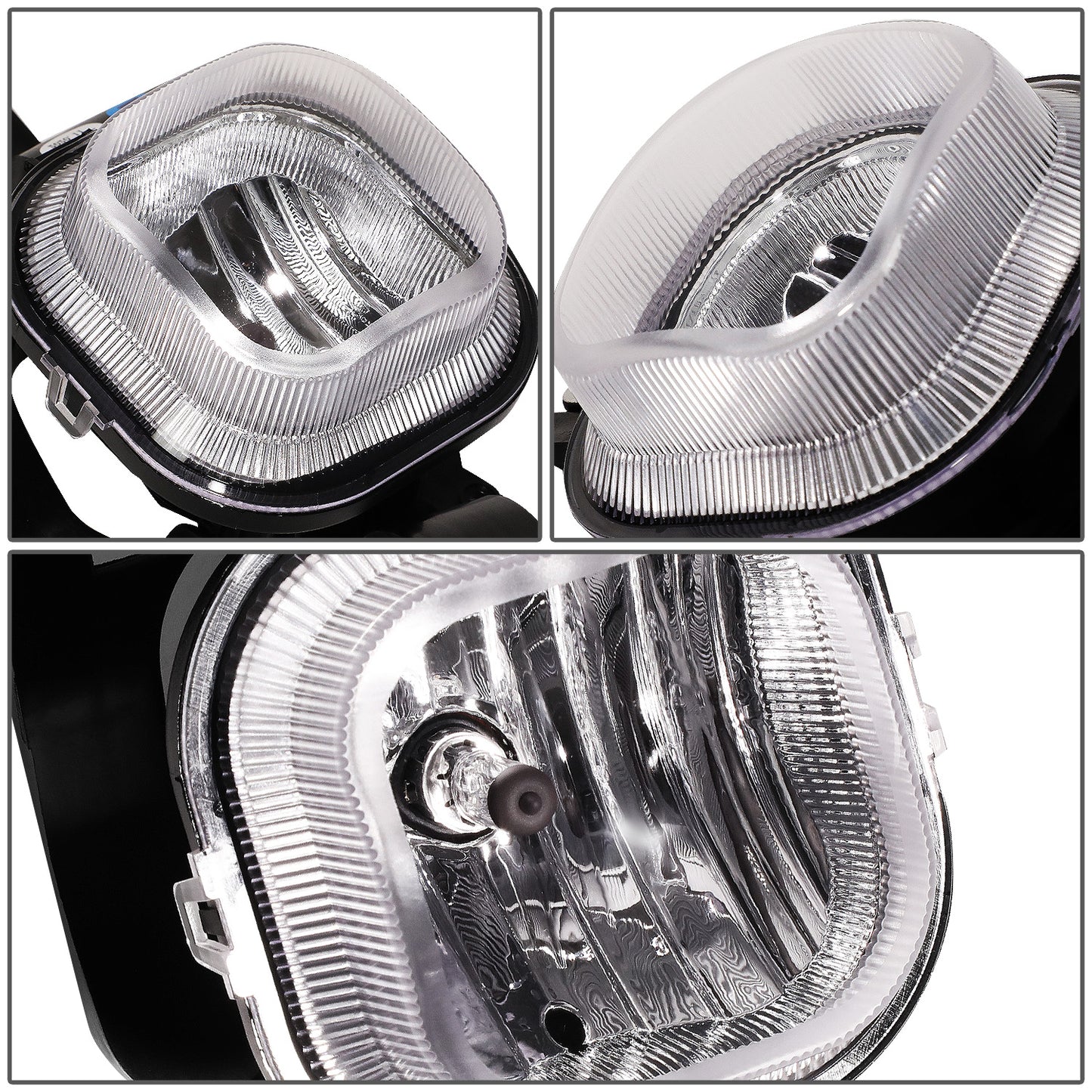 FAROS DE NIEBLA 08-10 FORD F-250, F-350, F-450, F-550 SUPER DUTY - NO SWITCH - CHROME / CLEAR