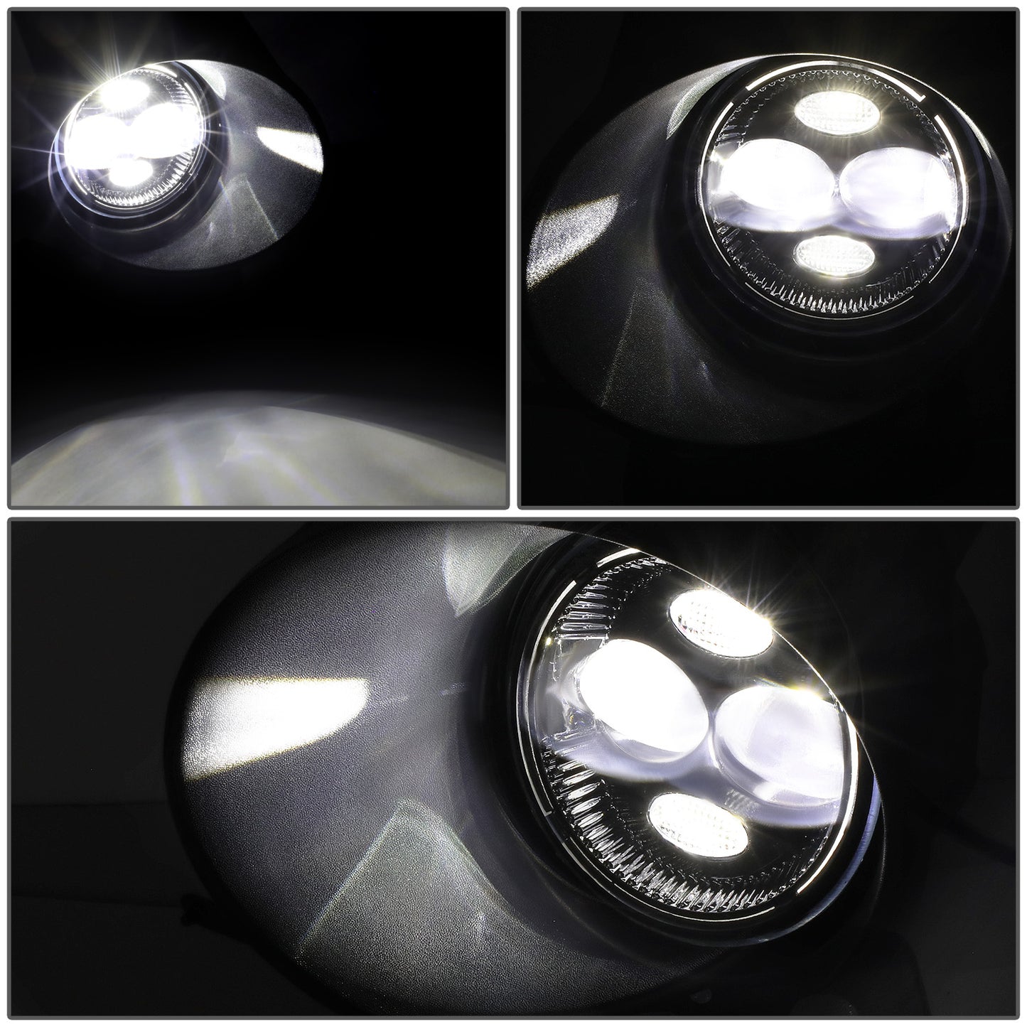 FAROS DE NIEBLA 05-08 FORD F-150 / 06-08 LINCOLN MARK LT - FITS MODELS MANUFACTURED AFTER 8-9-05 - CHROME / CLEAR