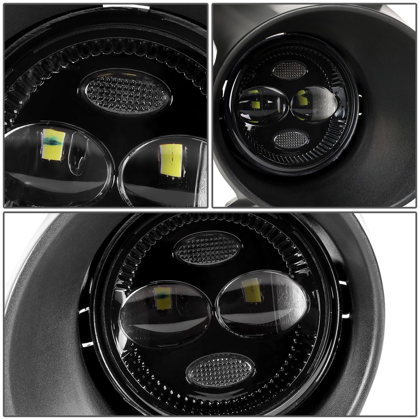 FAROS DE NIEBLA 05-08 FORD F-150 / 06-08 LINCOLN MARK LT - FITS MODELS MANUFACTURED AFTER 8-9-05 - CHROME / CLEAR