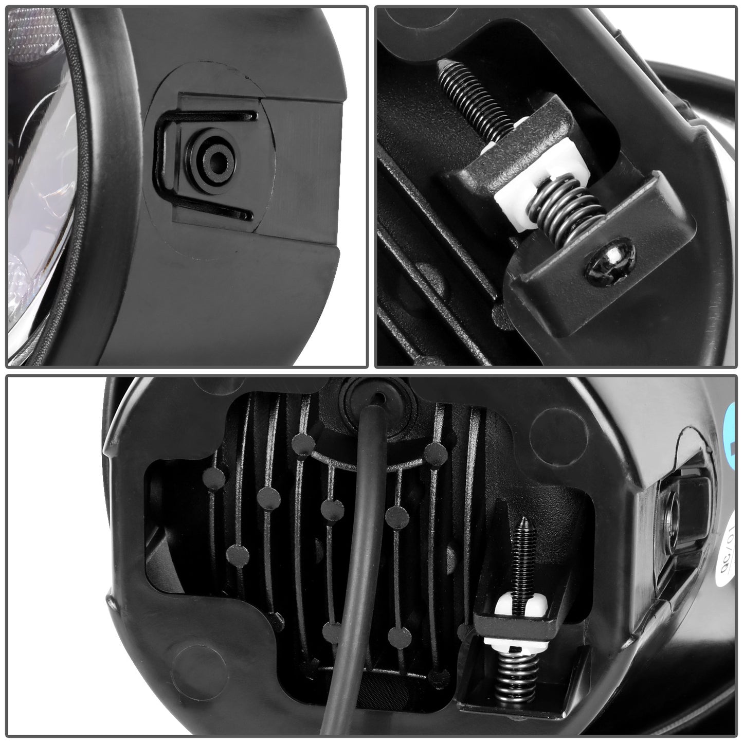 FAROS DE NIEBLA 05-08 FORD F-150 / 06-08 LINCOLN MARK LT - FITS MODELS MANUFACTURED AFTER 8-9-05 - CHROME / CLEAR