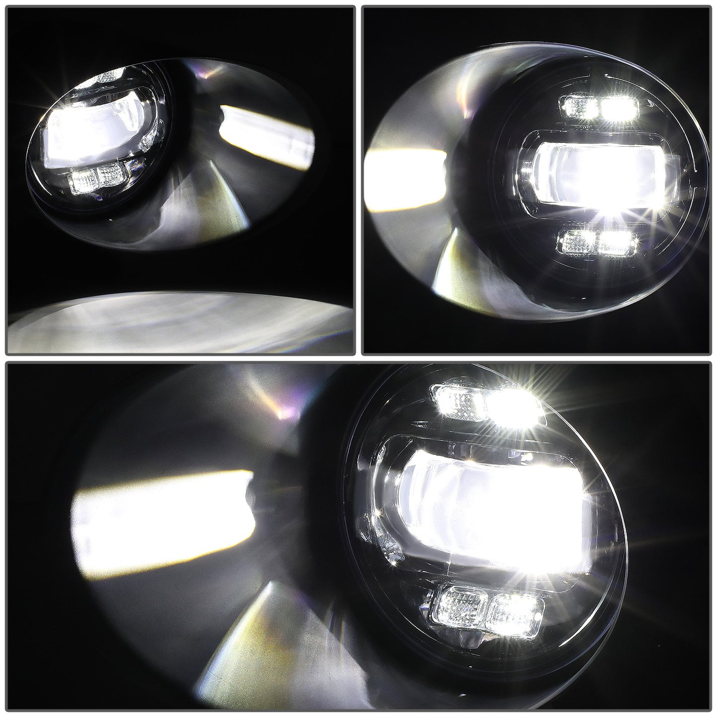 FAROS DE NIEBLA 07-14 TOYOTA TUNDRA - FITS MODELS WITH STEEL BUMPERS ONLY - LED - CLEAR