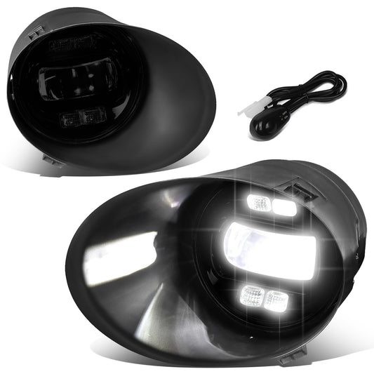 FAROS DE NIEBLA 07-14 TOYOTA TUNDRA - FITS MODELS WITH STEEL BUMPERS ONLY - LED - SMOKED