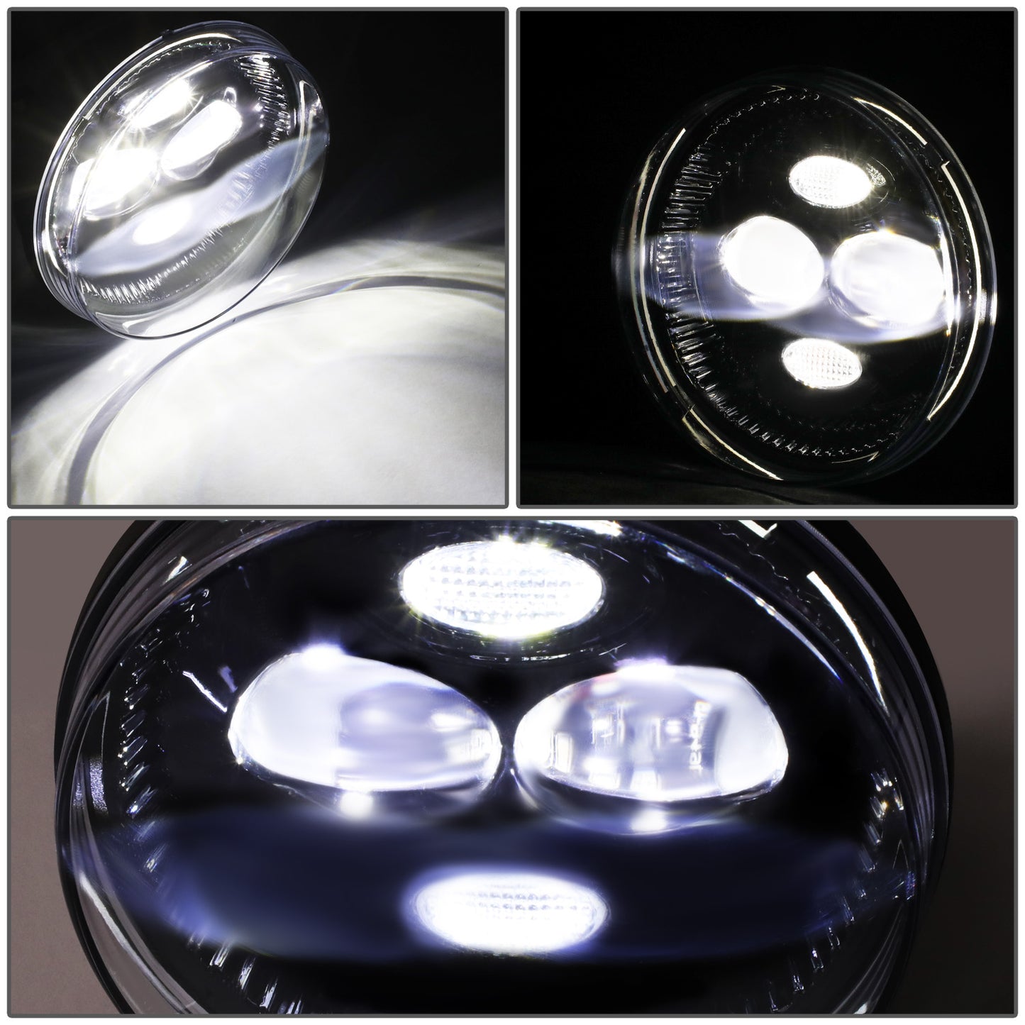 FAROS DE NIEBLA 07-14 GMC SIERRA 2500HD 3500HD / 07-13 GMC SIERRA 1500 - LED - CLEAR