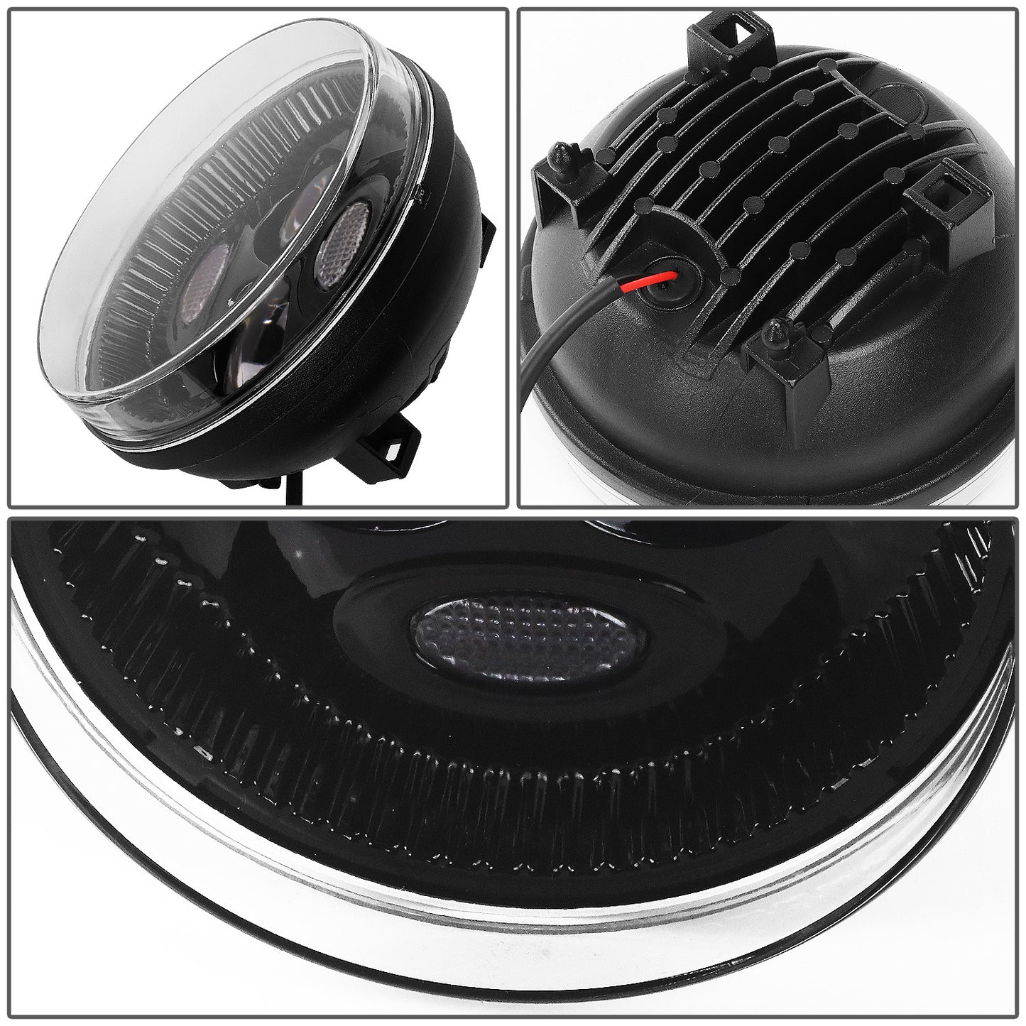 FAROS DE NIEBLA 07-14 GMC SIERRA 2500HD 3500HD / 07-13 GMC SIERRA 1500 - LED - CLEAR