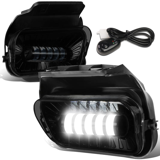 FAROS DE NIEBLA 03-06 CHEVY SILVERADO 1500, 2500HD, 3500 MODELS / 2007 SILVERADO 1500, 2500HD, 3500 CLASSIC MODELS / 02-06 AVALANCHE - LED PROJECTOR - SMOKE