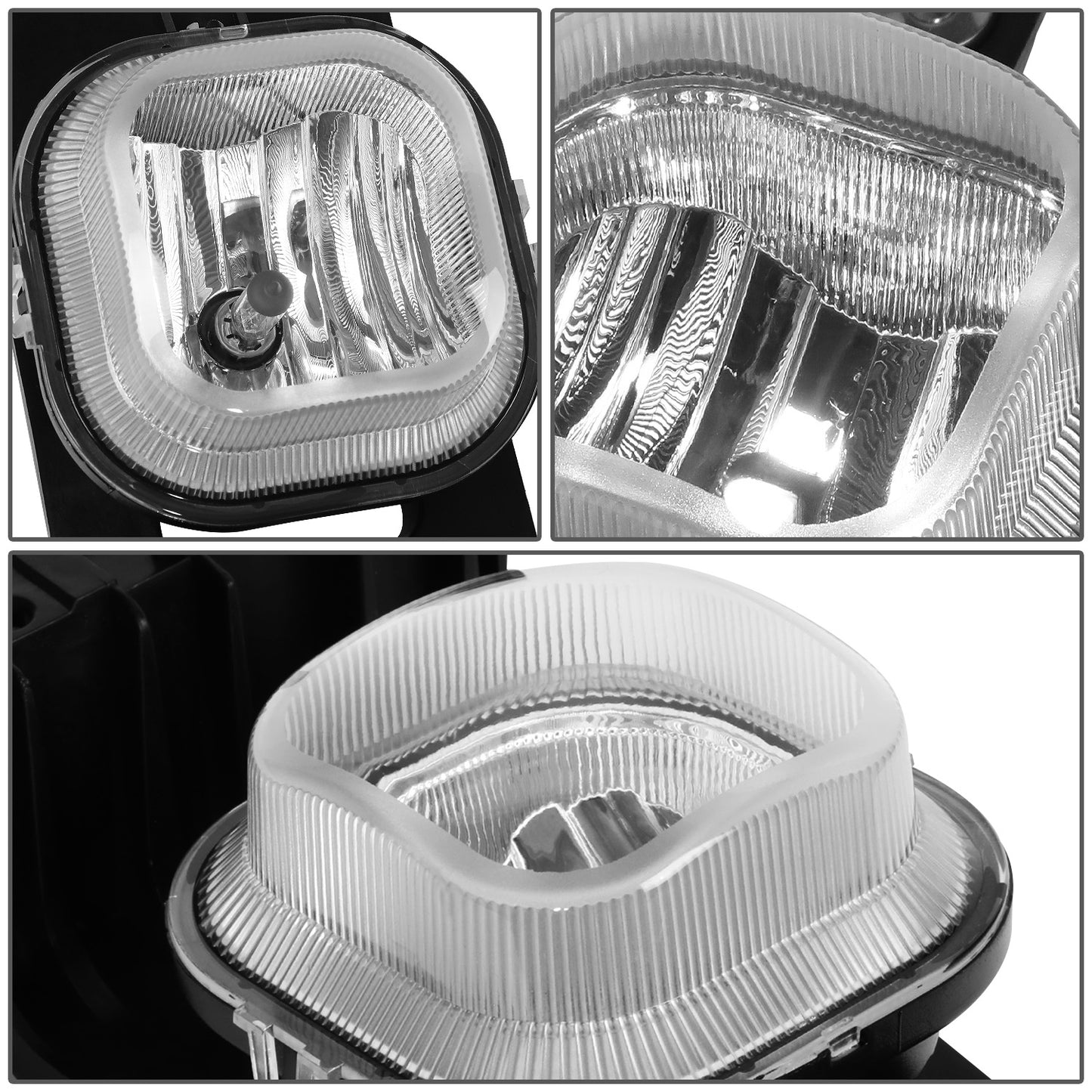 FAROS DE NIEBLA 05-07 FORD F-250, F-350, F-450, F-550 SUPER DUTY / 2005 EXCURSION - NO SWITCH - CHROME / CLEAR
