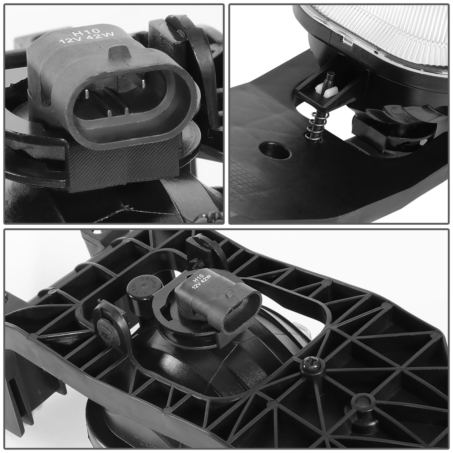 FAROS DE NIEBLA 05-07 FORD F-250, F-350, F-450, F-550 SUPER DUTY / 2005 EXCURSION - NO SWITCH - CHROME / CLEAR