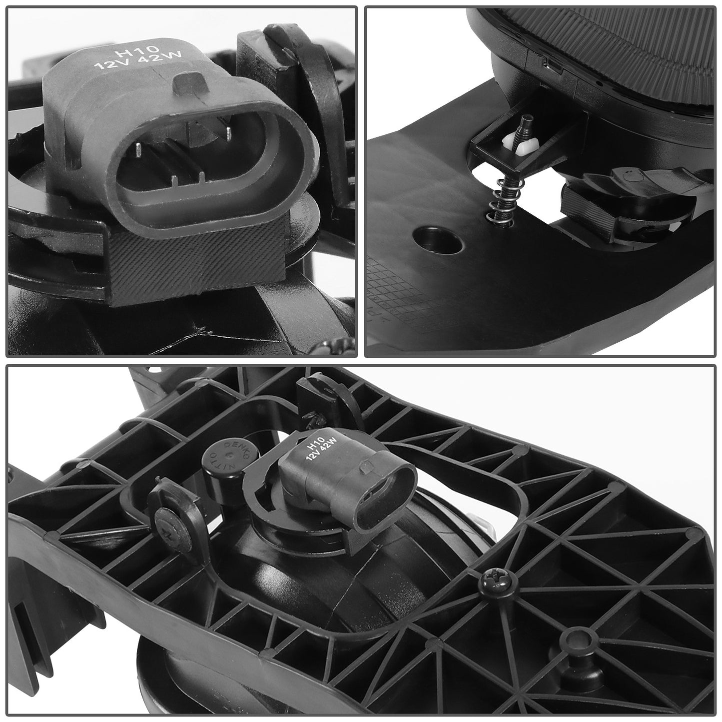 FAROS DE NIEBLA 05-07 FORD F-250, F-350, F-450, F-550 SUPER DUTY / 2005 EXCURSION - NO SWITCH - SMOKE