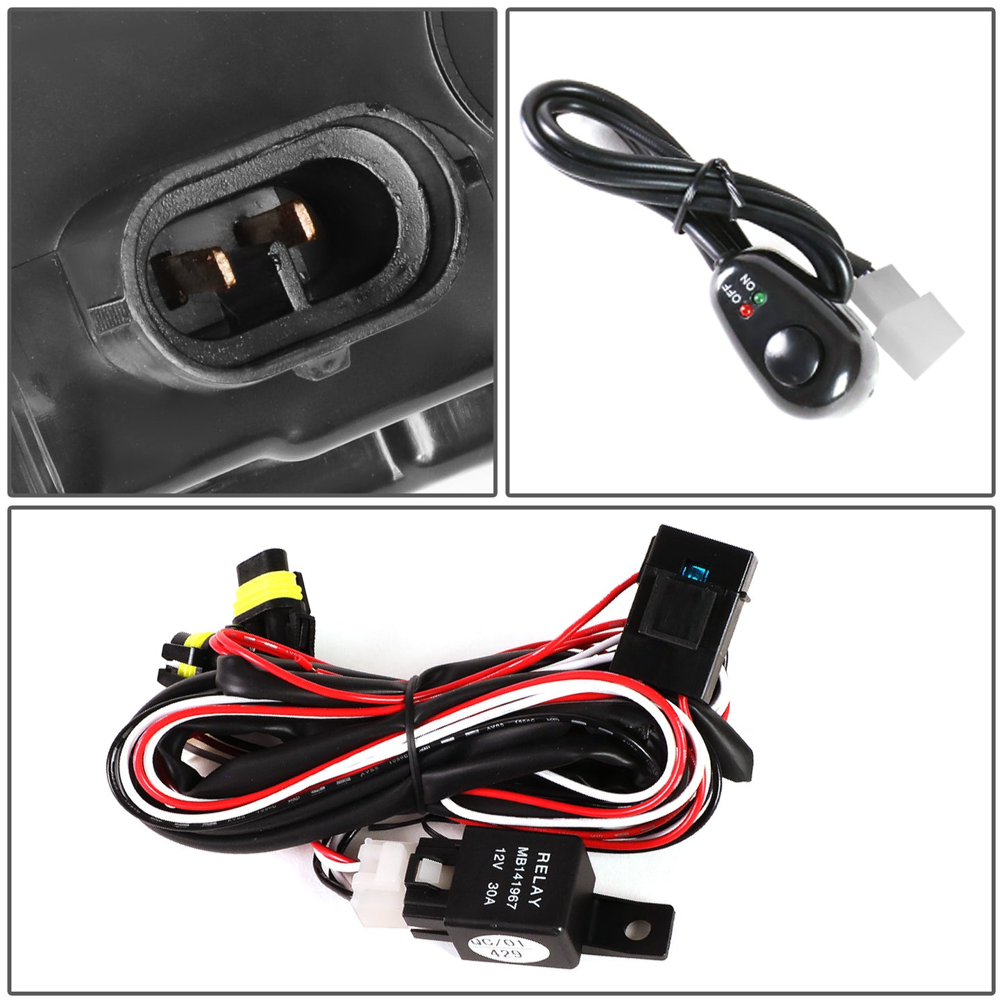 FAROS DE NIEBLA 19-22 GMC SIERRA 1500 - SMOKED