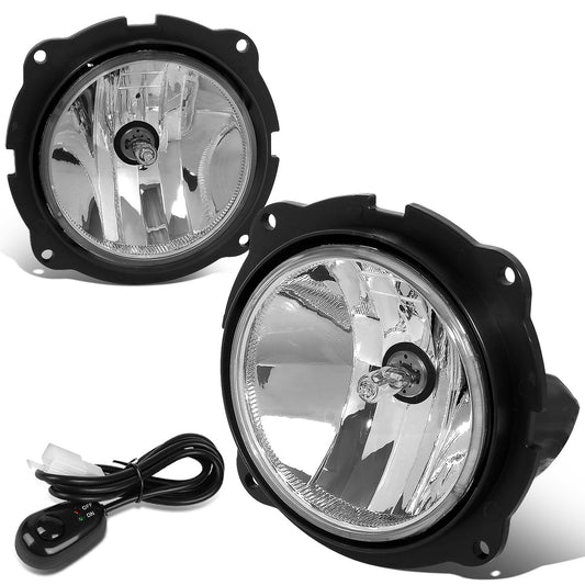 FAROS DE NIEBLA 07-12 FORD ESCAPE - WITH SWITCH - CHROME / CLEAR